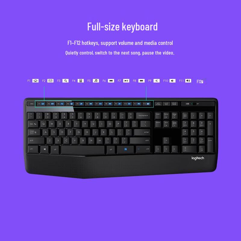 

Logitech MK346P Wireless Keyboard and Mouse Combo