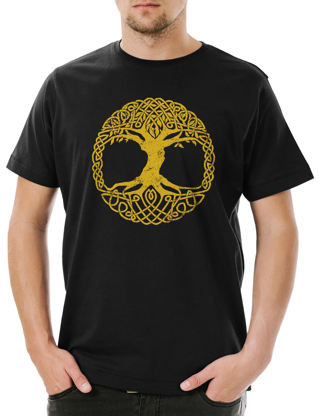 

Yggdrasil Tree Logo IV Mens T-Shirt Mens Womens Tees Top Arsen Tyr Irminsul Of Thor Life Vikings L