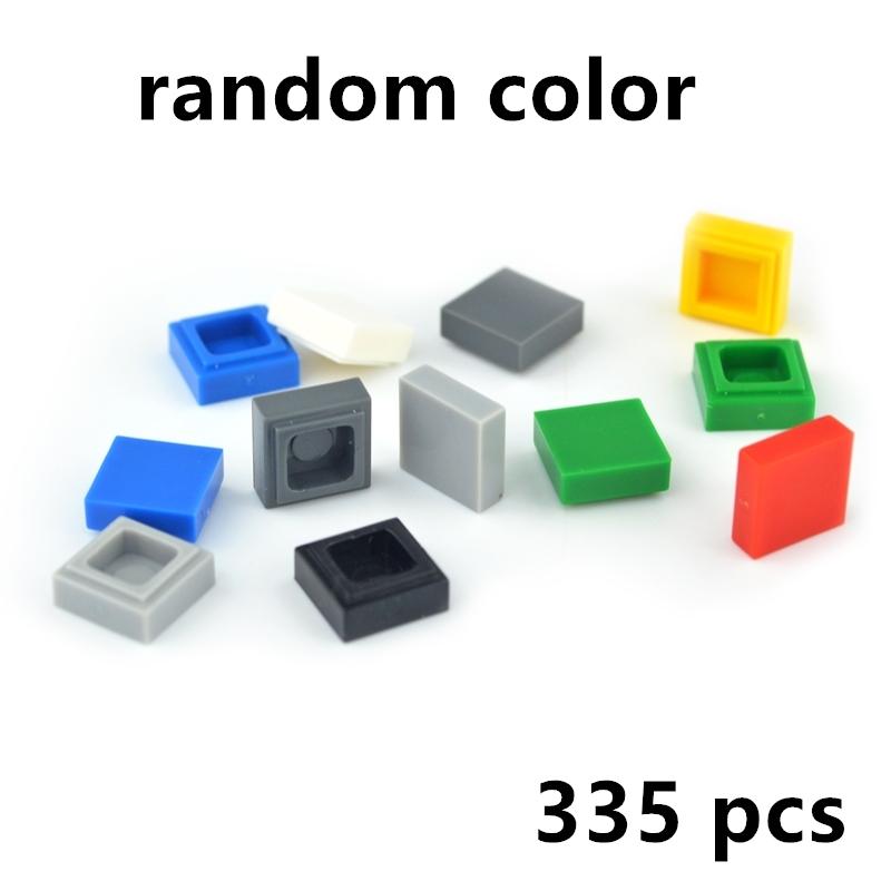 

335pcs DIY Building Blocks Figure Bricks Smooth 1x1 ColorFul Educational Creative Size Compatible all brand Toys for Children