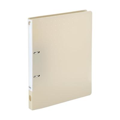 LIHIT LAB CUBE FIZZ Ring File, Smart Slim, A4 Size, Beige, Pack of 10, F7005-16_10