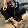 Women's Fairy Princess Nightdress - Summer 2024 Sweet Ruffled Short-Sleeve White Pajamas