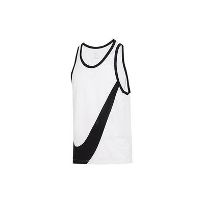 Canotta Sportiva da Allenamento Traspirante ad Asciugatura Rapida Big Swoosh Uomo Top Bianco DH7133-100