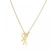 Ami Ujw916 361 902 Ami De Coeur Heart Logo Chain Necklace