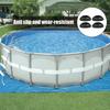 Pool Support Leg Caps Vertical Leg Swimming Pools End Cap Stable Weatherproof Pool Equipment Support Bracket For Swim