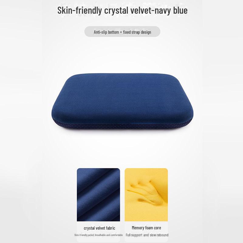 Prodyšný sedák z paměťové pěny Ice Silk pro dlouhé sezení