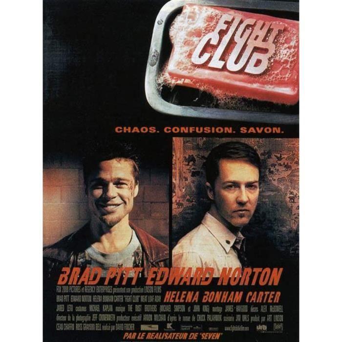 

БІЙЦІВСЬКИЙ КЛУБ Affiche Cinéma Originale Roulée Petit формат 53x40см ДЕВІД ФІНЧЕР