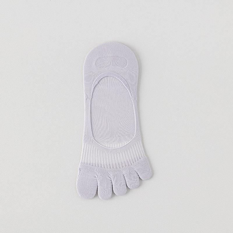 Female Summer Solid Color Light Mouth Invisible Perspiration Breathable Deodorant Socks
