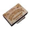 Miniature Spirit Board with Drawer Ouija Board Wooden Miniatures With Planchettes Emotional Love Drawer Home Decoration Gift