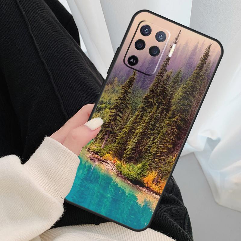 NATURE WOOD PRINTS Case For Oppo A40 A60 A80 A5 Pro A15 A16 A17 A57 A77 A94 A74 A54 A76 A96 A18 A38 A58 A78 A98