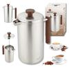 Steel Piston Coffee Tea Maker 1L Kinghoff Kh-1995
