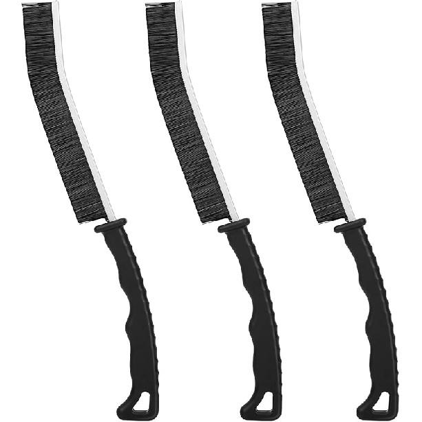 3Pcs Grout Brush and Crevice Cleaning Brush - Gap Cleaning Tools, Grout Scrub Brush, Effective Tile Cleaning Brush for Household, Floor, Grout Lines,