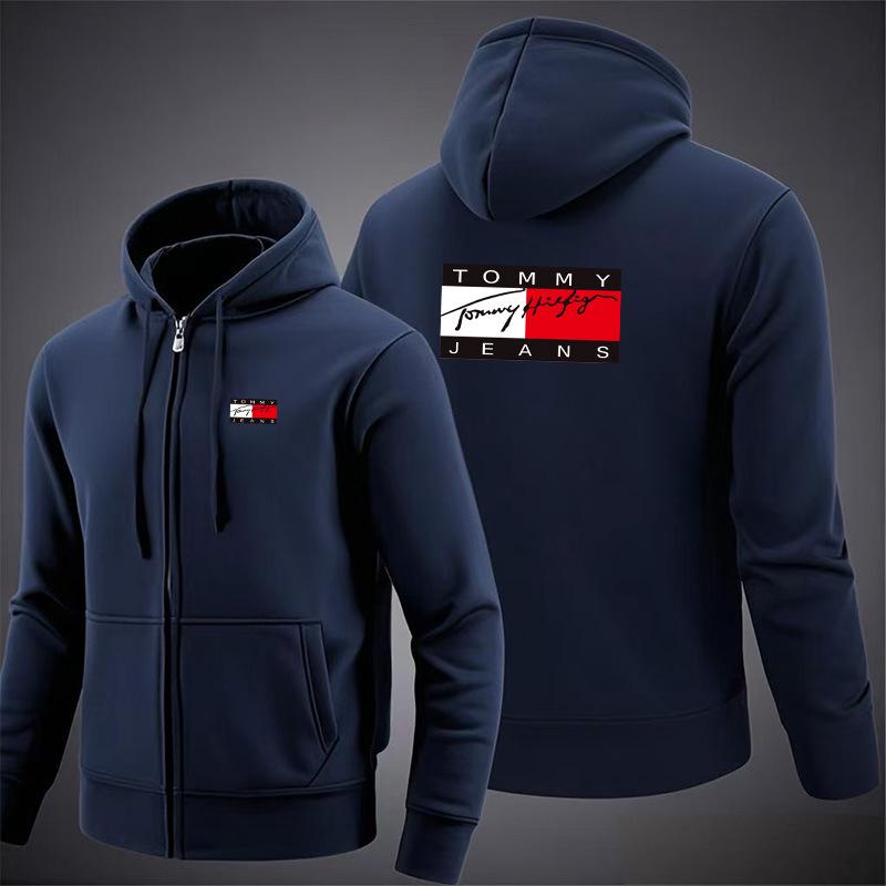 Sportlicher Reißverschluss-Kapuzen-Cardigan-Sweatshirt 2025 - Jetzt auf Lager