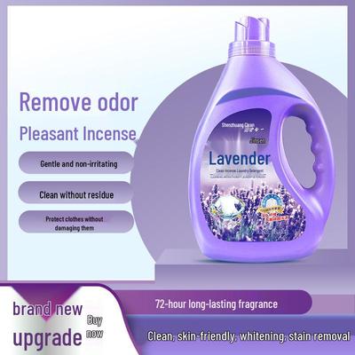 Lavender Laundry Detergent: Long-lasting Fragrance, Deep Clean & Stain Removal, Hand Wash Suitable.