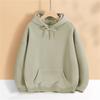 Autumn/Winter Pearl Series Fleece Hooded Dropped Shoulder Sweater, Casual Long Sleeved Couple Clothes,Trendy Brand  Unisex