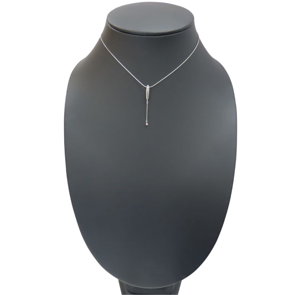 Used Courreges Necklace Metal 4.0g Silver Accessories