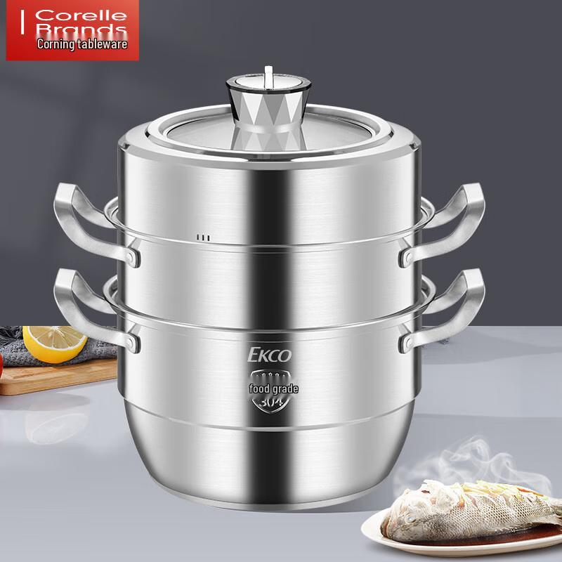 

Corning EKCO ZunJue Luxury 304 Stainless Steel Cookware Set