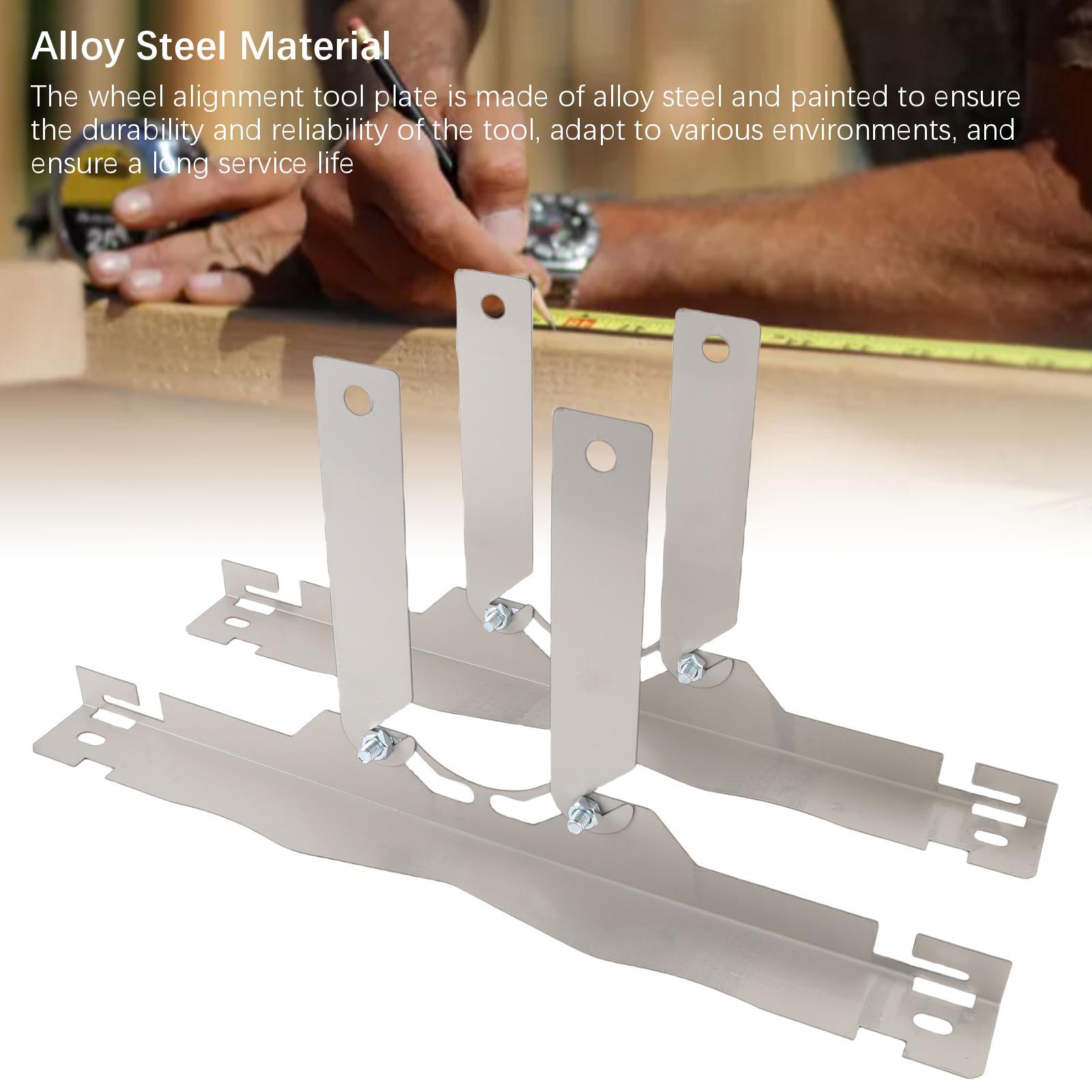 

2 шт. Инструменты для выравнивания пальцев ног с удлинительными кронштейнами Пластины для выравнивания углов колес для легкового автомобиля внедорожника