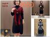 Autumn 2025 Slimming Plus Size Knit Dress with Half High Collar - Fashionable and Age-Reducing for Stylish Moms