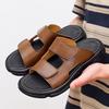 Outdoor Summer Male Slippers Beach Flip Flops Mens Slides Breathable Casual Beach Falts Half Drag