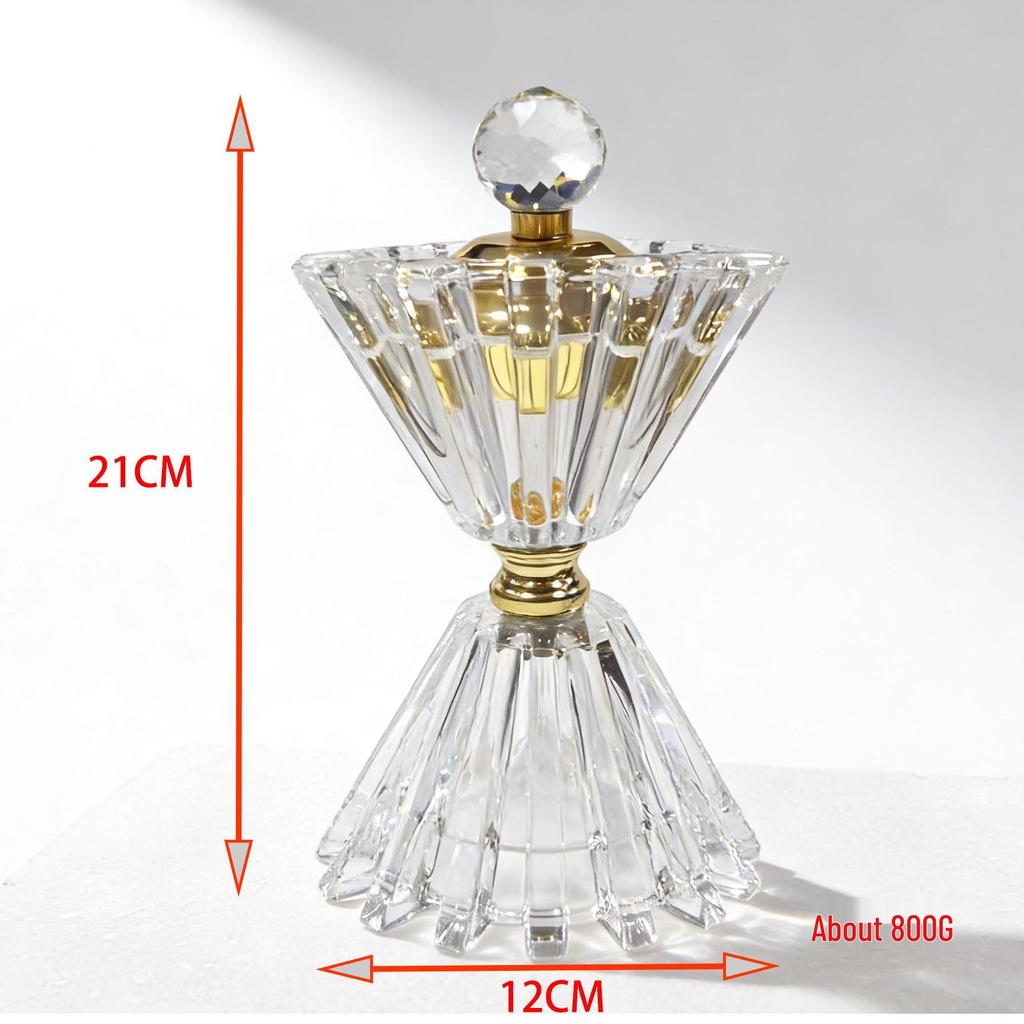 Middle East Saudi Crystal Incense Burner - Islamic Home & Mosque Decor