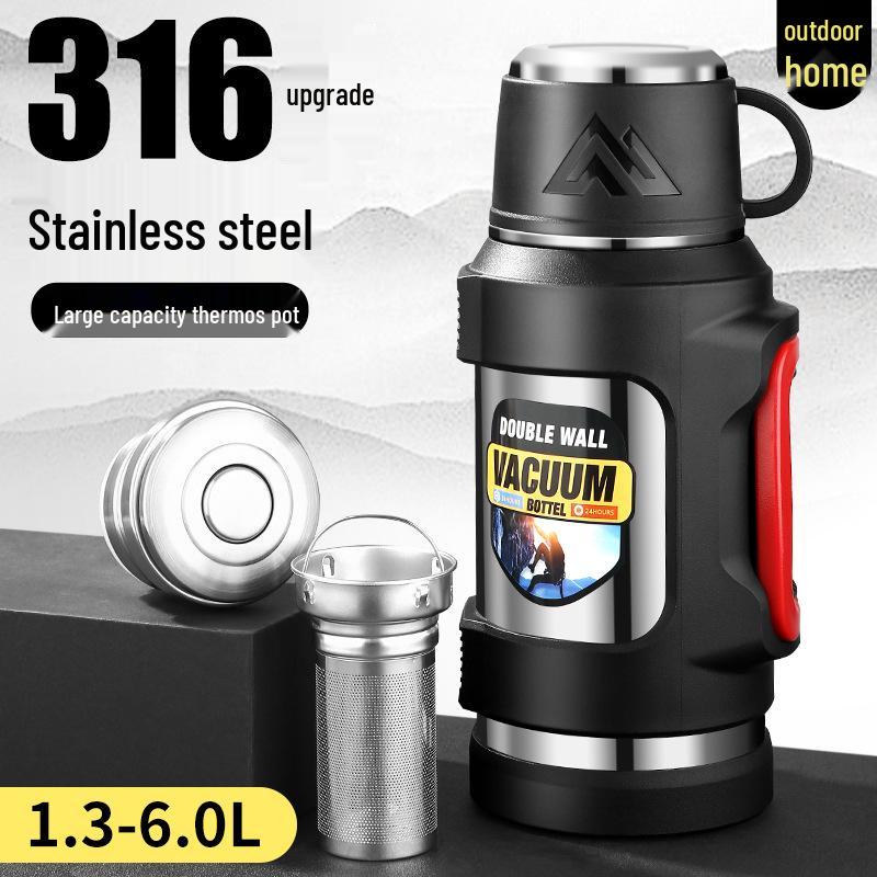 Stainless Steel 316 Insulated Travel Water Bottle Kettle with Press-Top