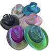Iridescent LED Light-up Sequin Cowboy Hat for Christmas and Halloween Carnival