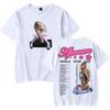 2025 Nessa Barrett Aftercare World Tour 2025 Short Sleeve Merch Tee Women Unisex Crewneck Fashion Tshirt Unisex Tops