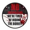 Halloween No Trespassing Wooden Hanging Sign Bloody Horror Front Door Plaque Decoration For Home Office Classroom Decors P9YB