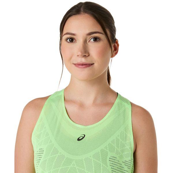 Asics Metarun Actibreeze Breathable Solid Color Sports Tank Top Women tops 2012D416-001