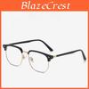 Stylish Tr90 Flat Light Glasses With Blue Light Filter For Men And Women