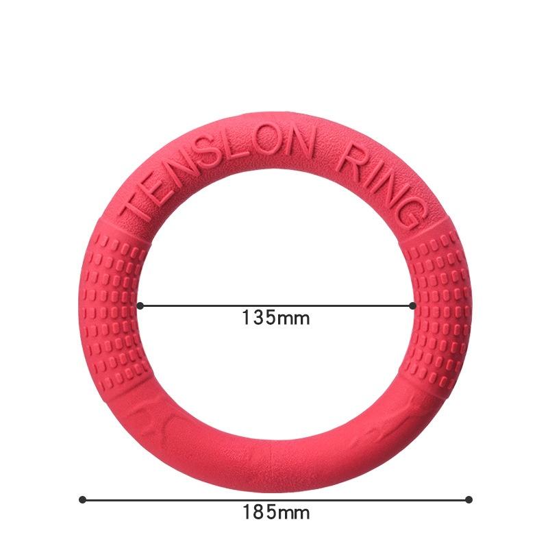 

1pcs Dog Toys Pet Flying Disk Training Ring TPR material Floating water training interaction for Dogs червоний