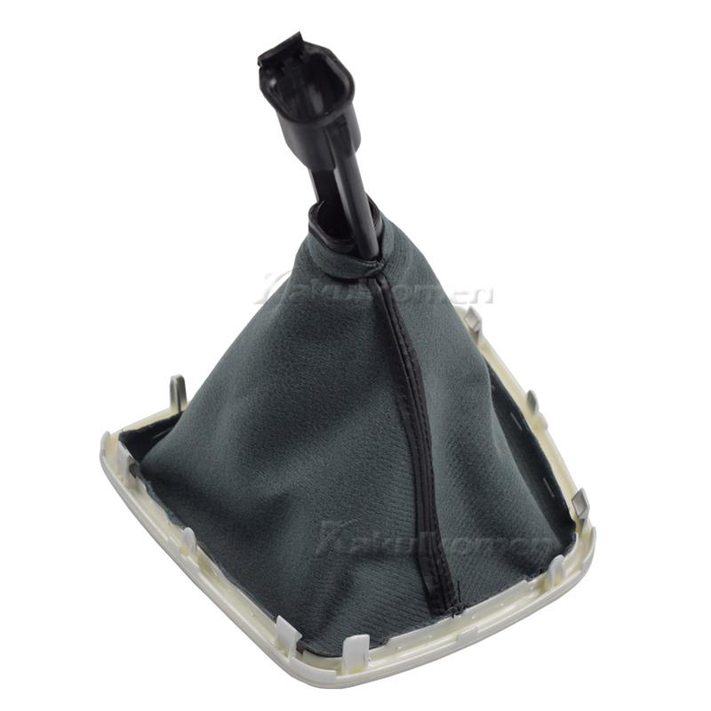 Car R6-Speed Gear Shift Knob Lever Change Leather Gearbox Shifter Cover For Renault Laguna 3 MK3 2007-14 Manual Car Accessories