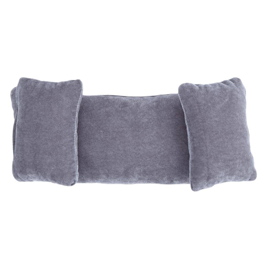 Newborn Photography Props Velvet Baby Posing Pillow Soft Photo Shoot Studio PositionerGray