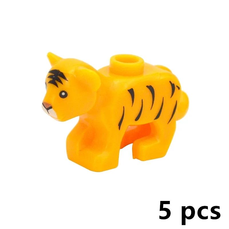 DIY Creative Model Cute Animal MOC Building Blocks Brick Little Pet Zoo Dog Duck Tortoise Penguin Cat Pig Bird Rabbit Toys