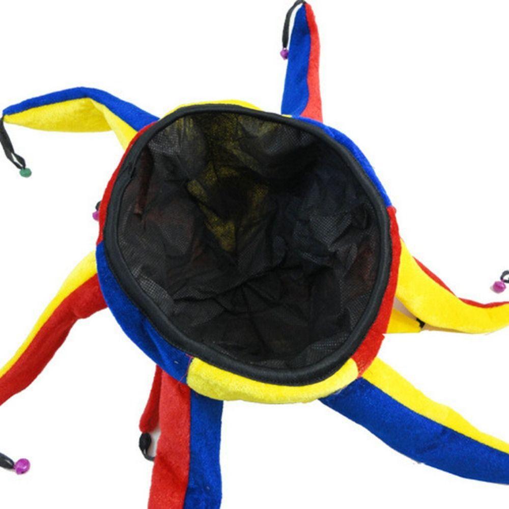 Multicolor Party Costume Hat Dress Up Funny Clown Hat Carnival Clown Hat  Halloween