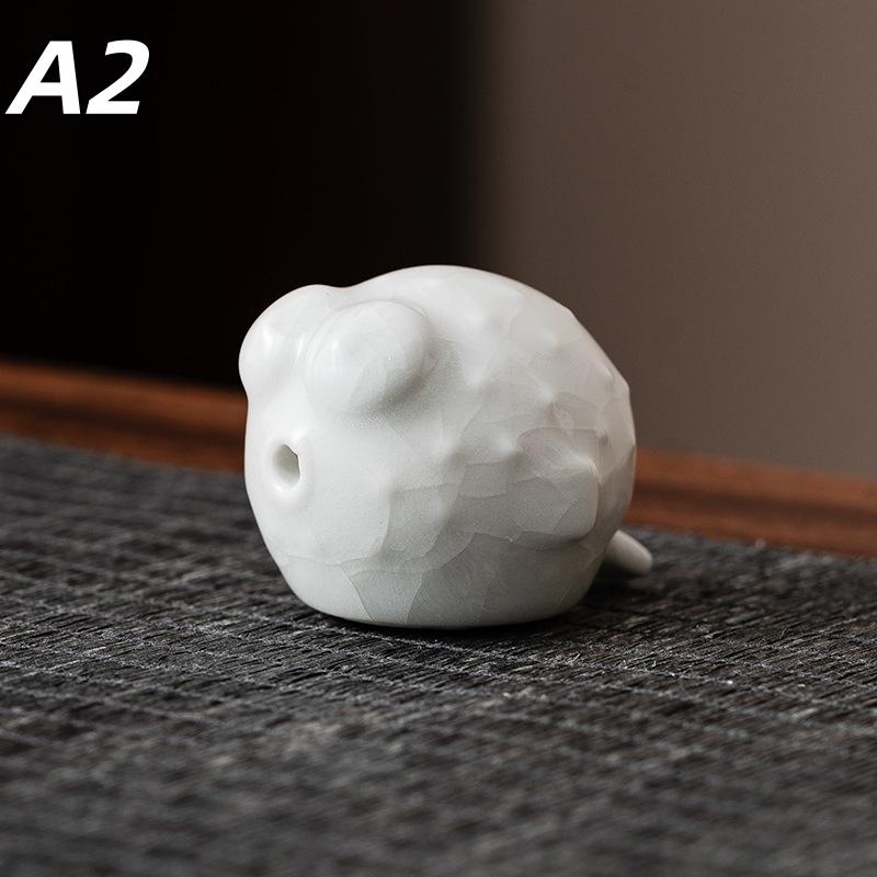 

1Pc Bubbling Tea Pet Fish Cartoon Ceramic Tea Cup Little Fish Spit Bubbles Water Mug Funny Gift Home Decoration Tea Accessories A2