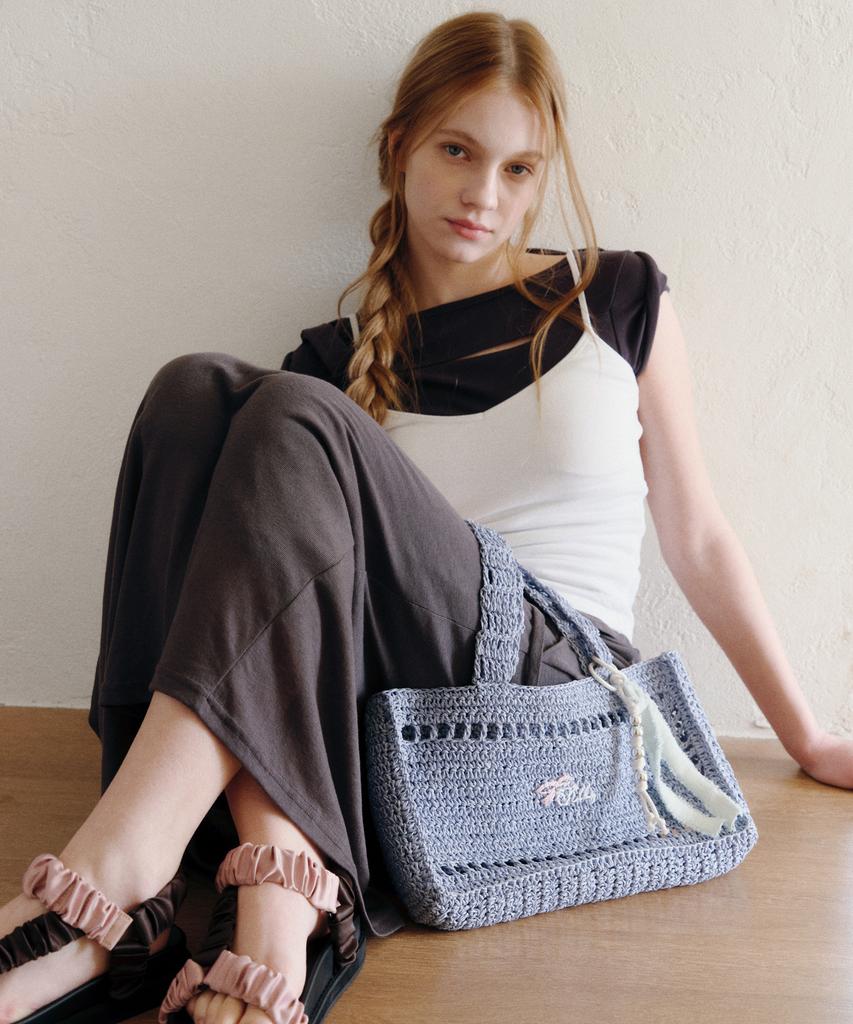 Jill By Jillstuart [Air] Raffia Shoulder Bag - 2 Colors