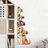 Durable Outdoor Window Decals Cute Cartoon Cats/Dogs Wall Stickers, Waterproof PVC Decals, Peel And Bathroom Glass Stickers Stick