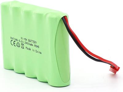 Akumulator RC 6V 2400mAh Akumulator Ni-MH AA z wtyczką JST – Do samochodów RC, łodzi, czołgów, elektronarzędzi