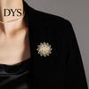 Clothes Brooch Rhinestone Flower Pin, Bow Deer Red Lip Lapel Anti-tarnish Dress Suit Hat Bag Clothing Accessories, Elegant Jewelry for Women
