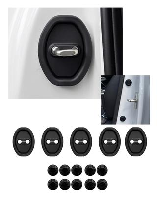 Black No Logo Door Striker Cover Door Lock Cover Toyota Prius 60 Series 5th