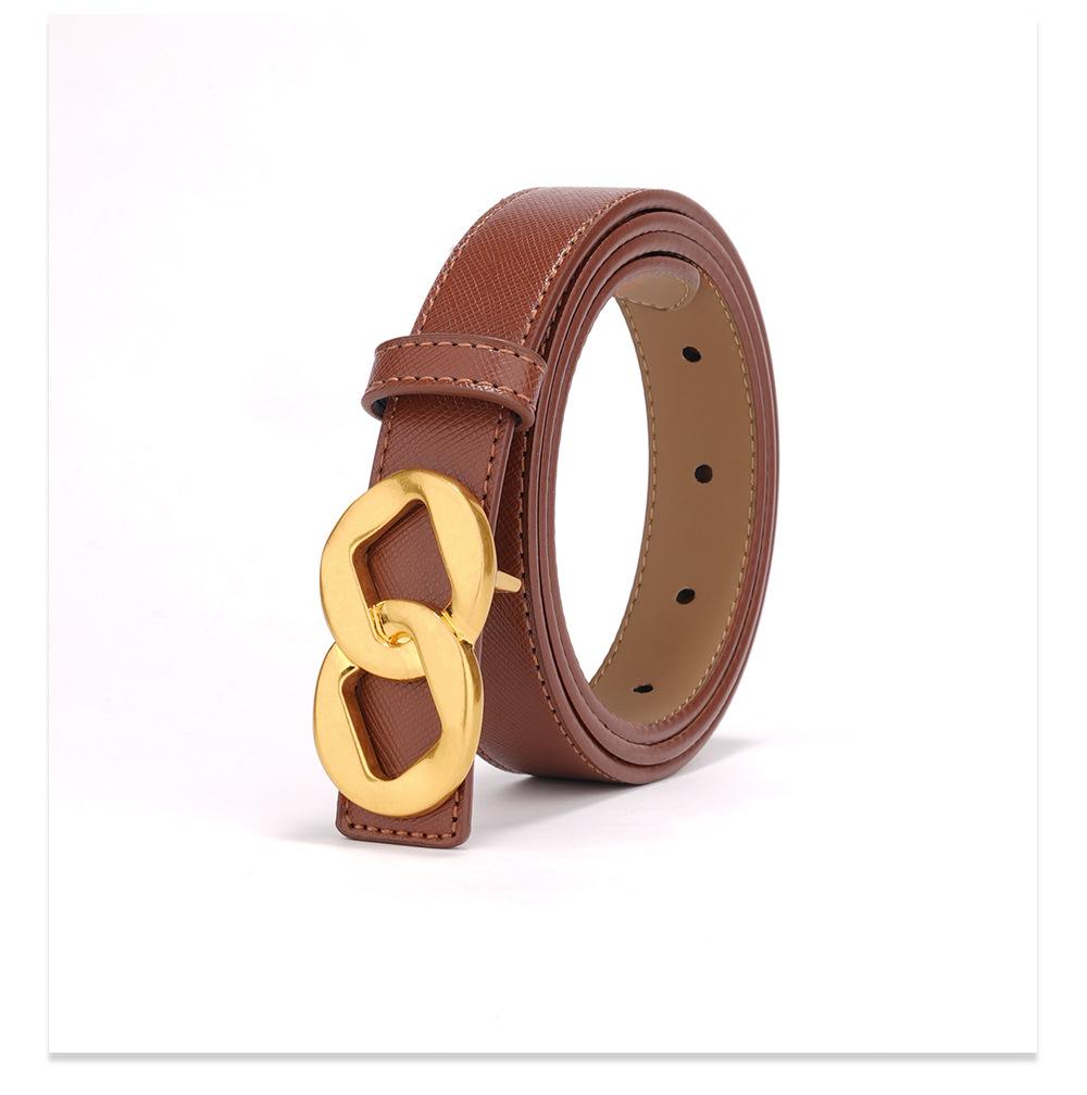 

New Women s Genuine Leather Belt Design Belt Casual and Versatile Jeans High-end Trousers Belt 105cm