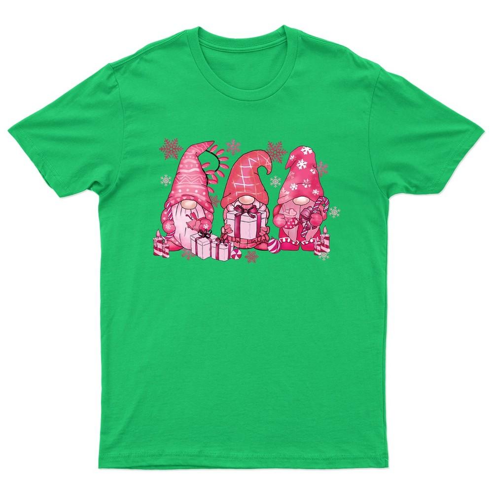 Three Gnomes Christmas Holiday TShirt Unisex Gift Retro Funny Unisexs Vintage