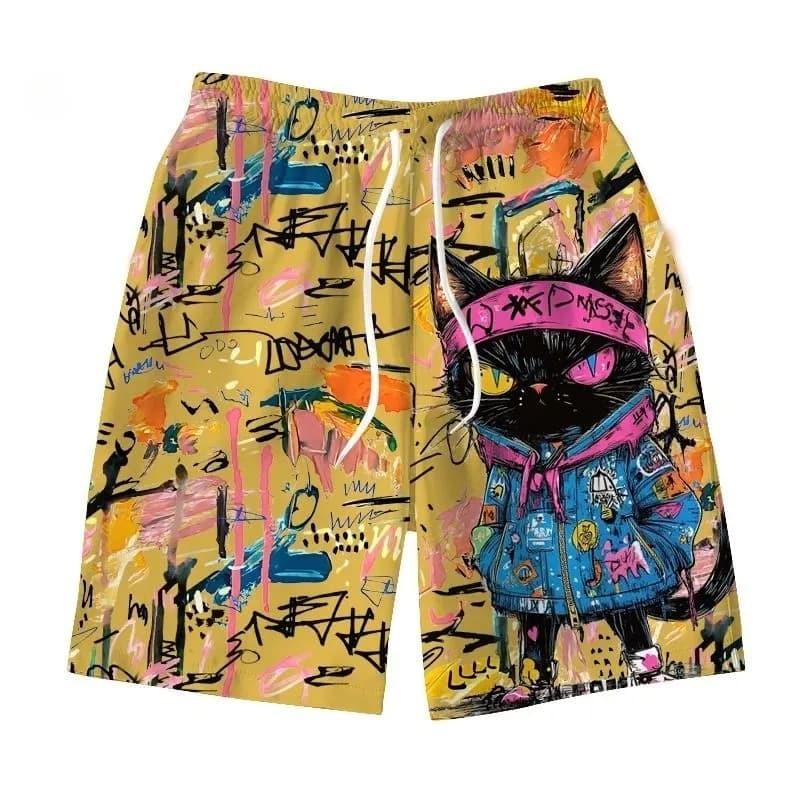 Men's Summer 3D Printed Tribal Shorts