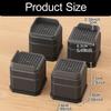 4 Pieces Bed Chair Leg Lift Multipurpose Shock Absorption Raisers Extenders for Washers
