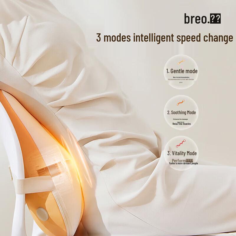 Breo B2 Waist and Back Massage Cushion CN plug (adapter included)