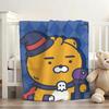 Cartoon cute K Ka K kaos F Friends Blanket For Sofa Office Bed Plane Travel Sleep Read Relax Camping Soft And Warm