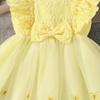 Girl Short Sleeves Dress Children Kid Casual Summer Beach Sundress Princess Dresses Clothes