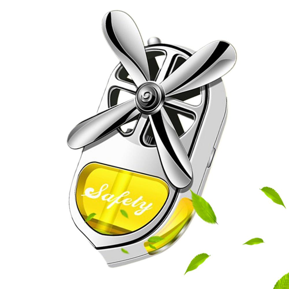 

Автомобильный освежитель воздуха с ветряной мельницей, диффузор ароматизатора для автомобиля, зажим для вентиляционного отверстия, стойкий ароматизатор для автомобиля, диффузор освежителя воздуха жёлтый