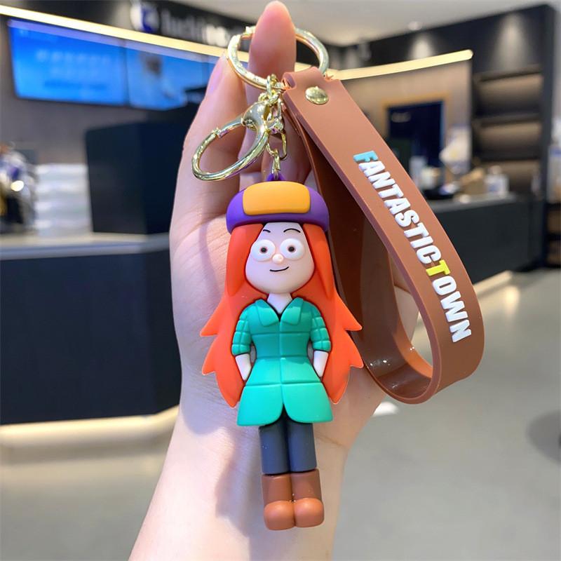 Gravity Falls Mabel Pines Backpack Keychain Cartoon Car Pendant Ornaments Gift